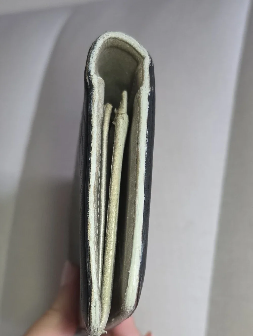 Authentic CHANEL Black  Leather Wallet/Clutch